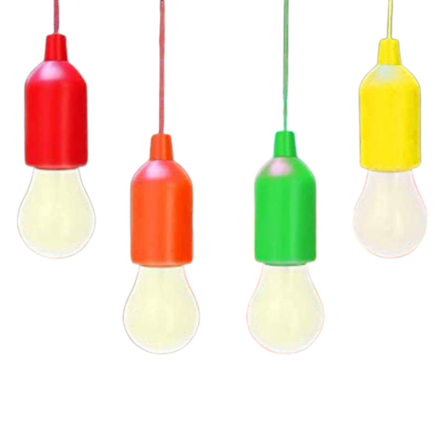 Set 4 Becuri Led Klausstech, Fara fir, Lumina Alba, Usor de Instalat, Multicolor