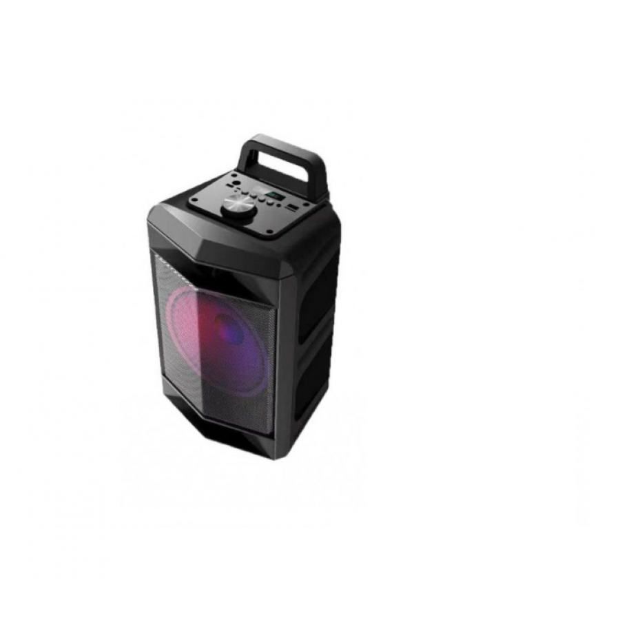 Boxa Portabila, Putere 20W, Lumini Disco, Maner pentru Transport, Greutate Redusa, Negru