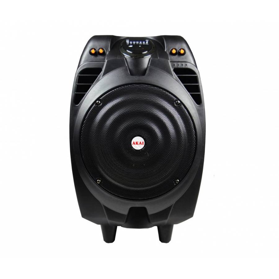 Boxa Portabila, Putere 50W, Telecomanda, Microfon, Intrare Microfon si Chitara, Negru