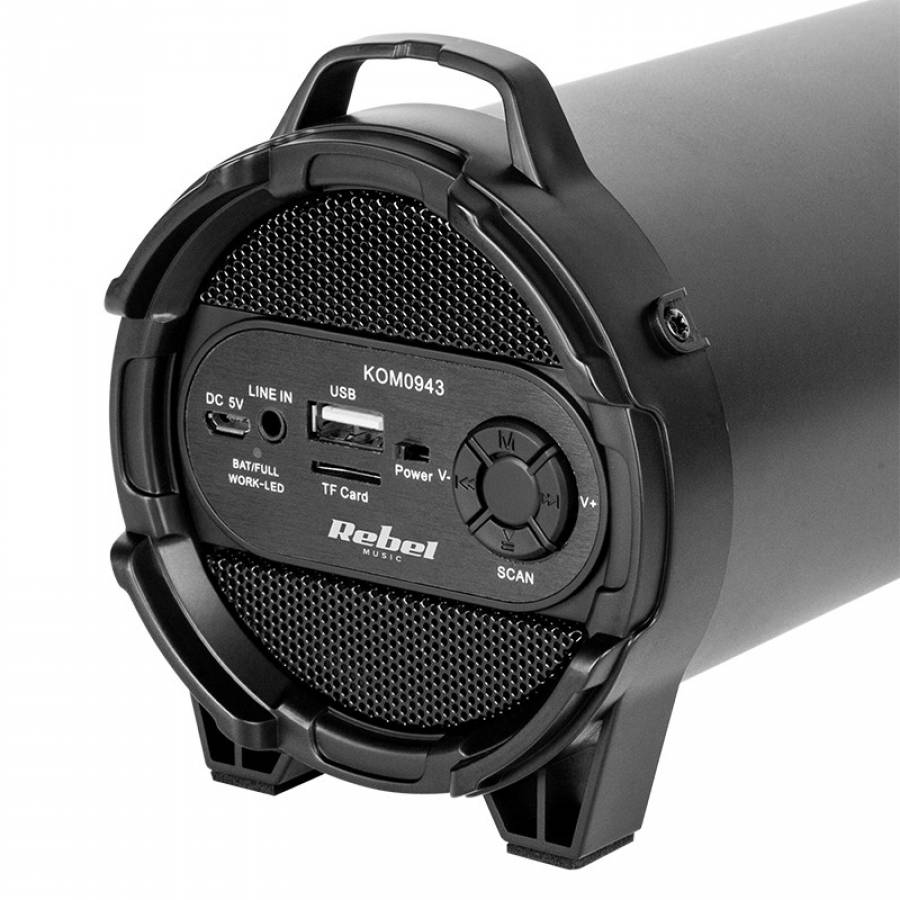 Boxa Portabila, Putere 10W, Maner pentru Transport, Greutate Redusa, 1800 mAh, Negru