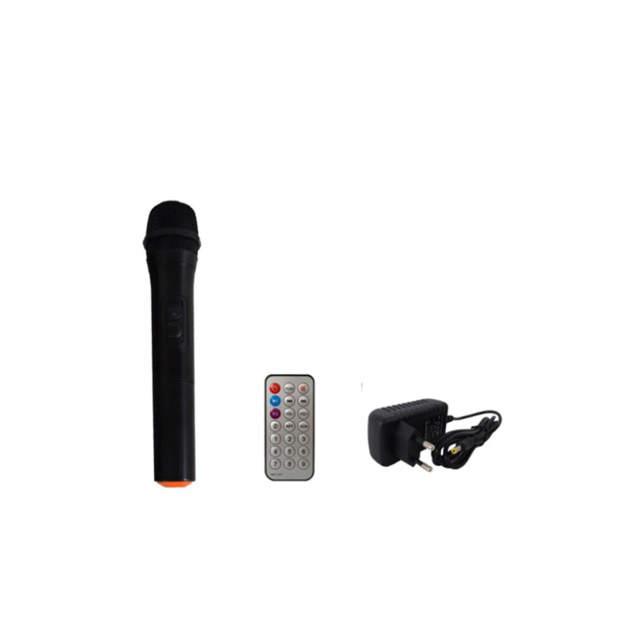 Boxa Portabila, Putere 60W, Lumini Disco, Accesorii Incluse, Troler, Negru