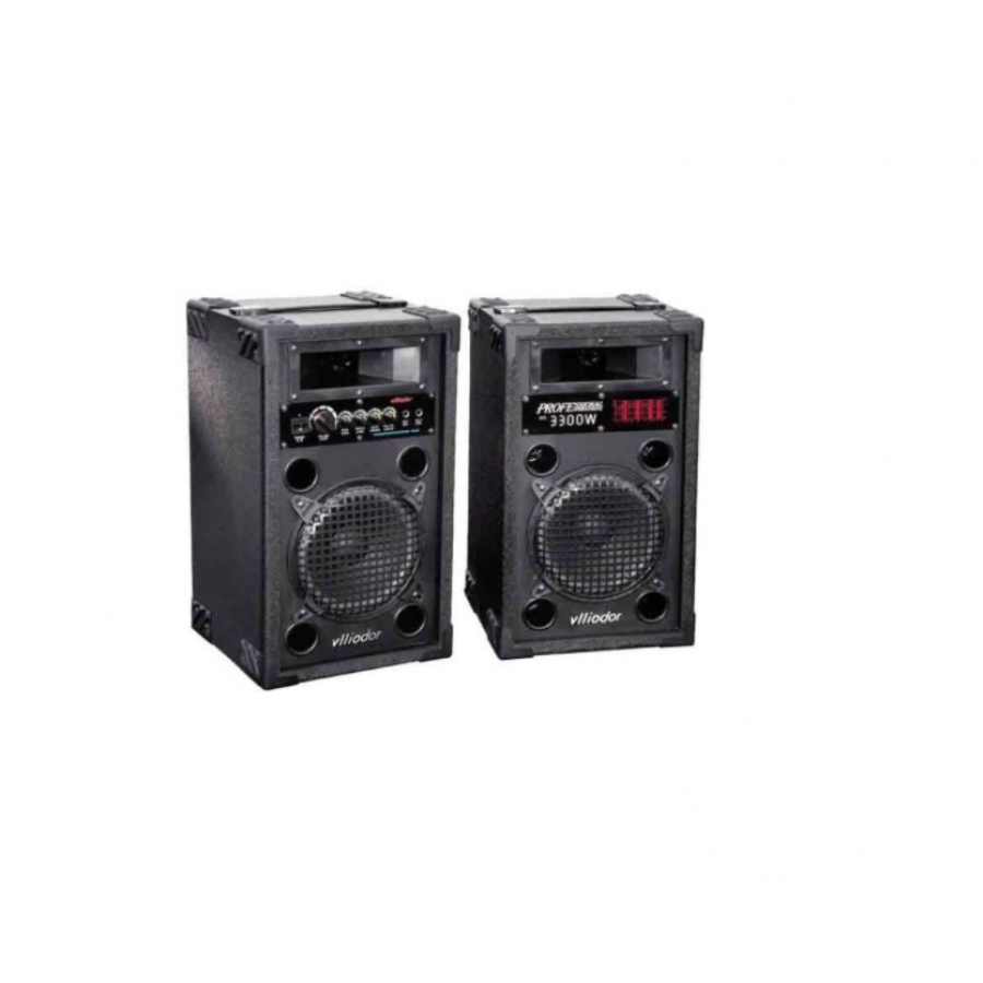 Boxe, Putere 200W, 4 Ohmi, Conectivitate USB, SD Card, Negru