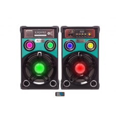 Set Boxe Active Ailiang, 160w Rms, Karaoke, Usb, Bluetooth, Card Sd, Radio Fm, Joc Lumini, Telecomanda