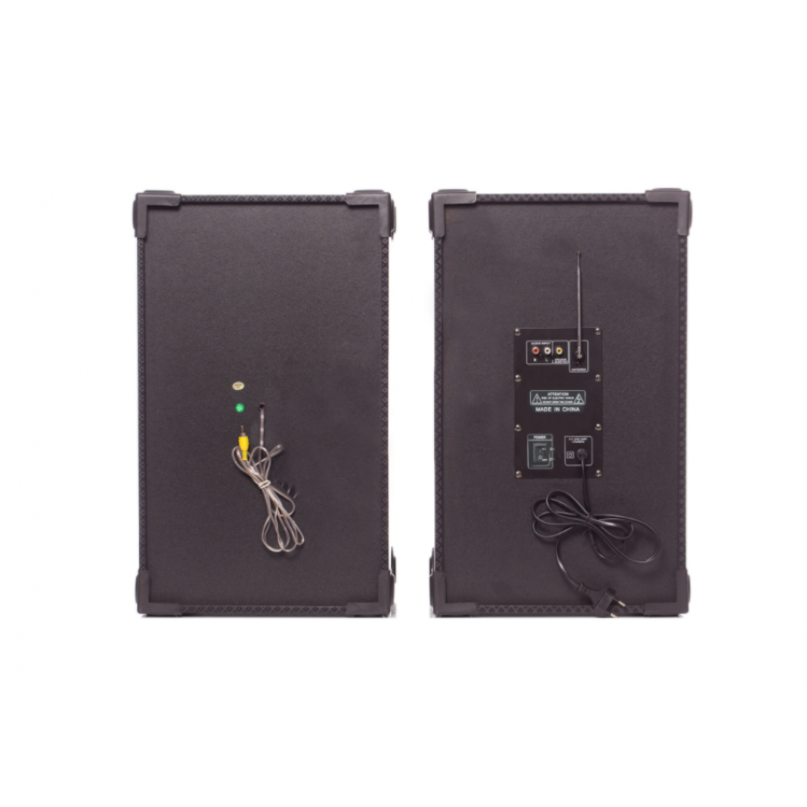 Set Boxe Active Ailiang, 160w Rms, Karaoke, Usb, Bluetooth, Card Sd, Radio Fm, Joc Lumini, Telecomanda