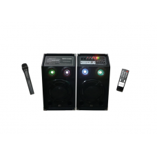 Boxe Active Powersound Mini,statie Integrata,egalizator,bluetooth,cititor Usb,microsd,radio Fm,lumini Party,elsales