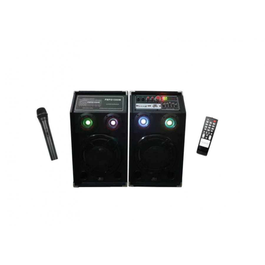 Boxe Active Powersound Mini,statie Integrata,egalizator,bluetooth,cititor Usb,microsd,radio Fm,lumini Party,elsales