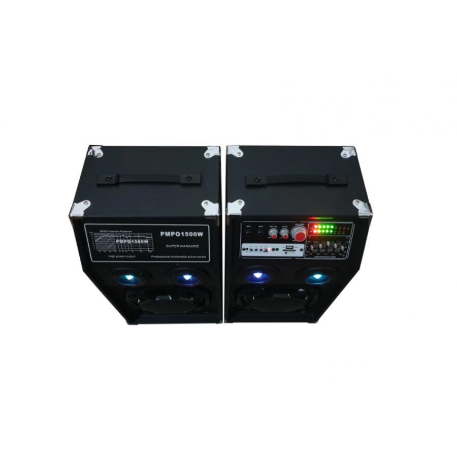 Boxe Active Powersound Mini,statie Integrata,egalizator,bluetooth,cititor Usb,microsd,radio Fm,lumini Party,elsales