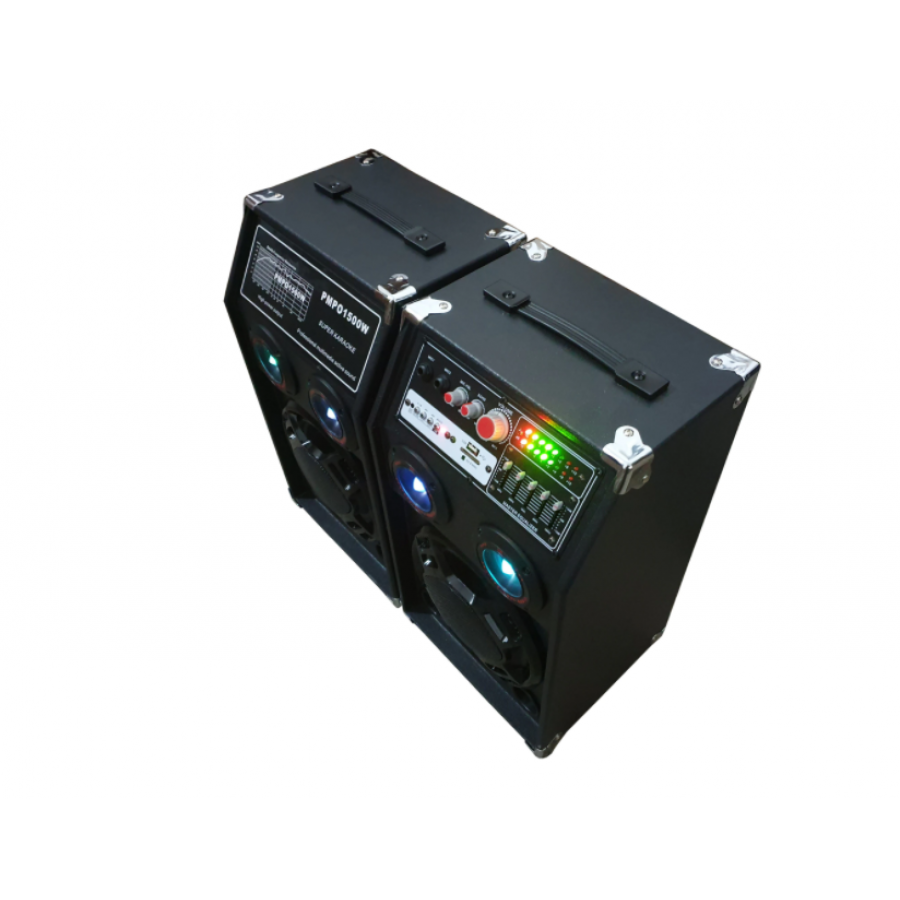 Boxe Active Powersound Mini,statie Integrata,egalizator,bluetooth,cititor Usb,microsd,radio Fm,lumini Party,elsales