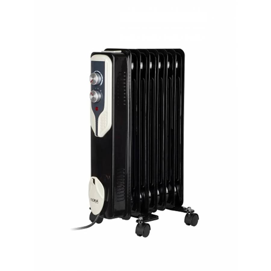 Calorifer Electric, Putere 1500W, Format din 7 Elementi, 3 Trepte de Putere, Panou de Coamanda Mecanic, Negru