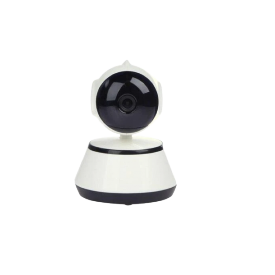 Camera De Supraveghere, KlaussTech, WiFi, IP, Rotatie 360 grade, Suporta Card 32GB, 1MP,  Alb