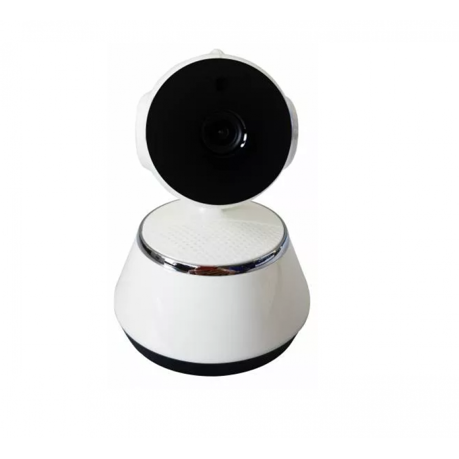 Camera De Supraveghere, KlaussTech, WiFi, IP, Rotatie 360 grade, Suporta Card 32GB, 1MP,  Alb