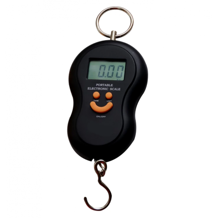 Cantar Electronic, KlaussTech, De Mana, Ecran, Capacitate de Cantarire 50 KG, Negru