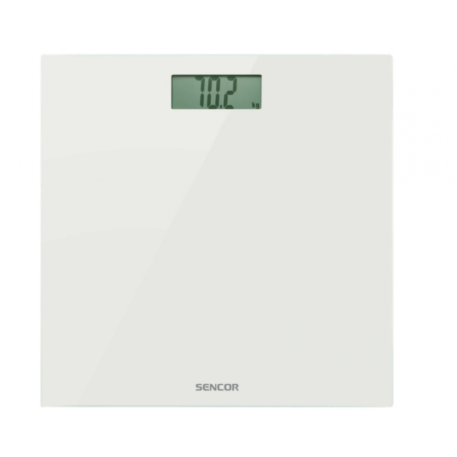 Cantar Corporal Electronic, Display Lcd, Capacitate 150kg, Sticla Securizata, Pornire Automata, Resetare Automata, Alb