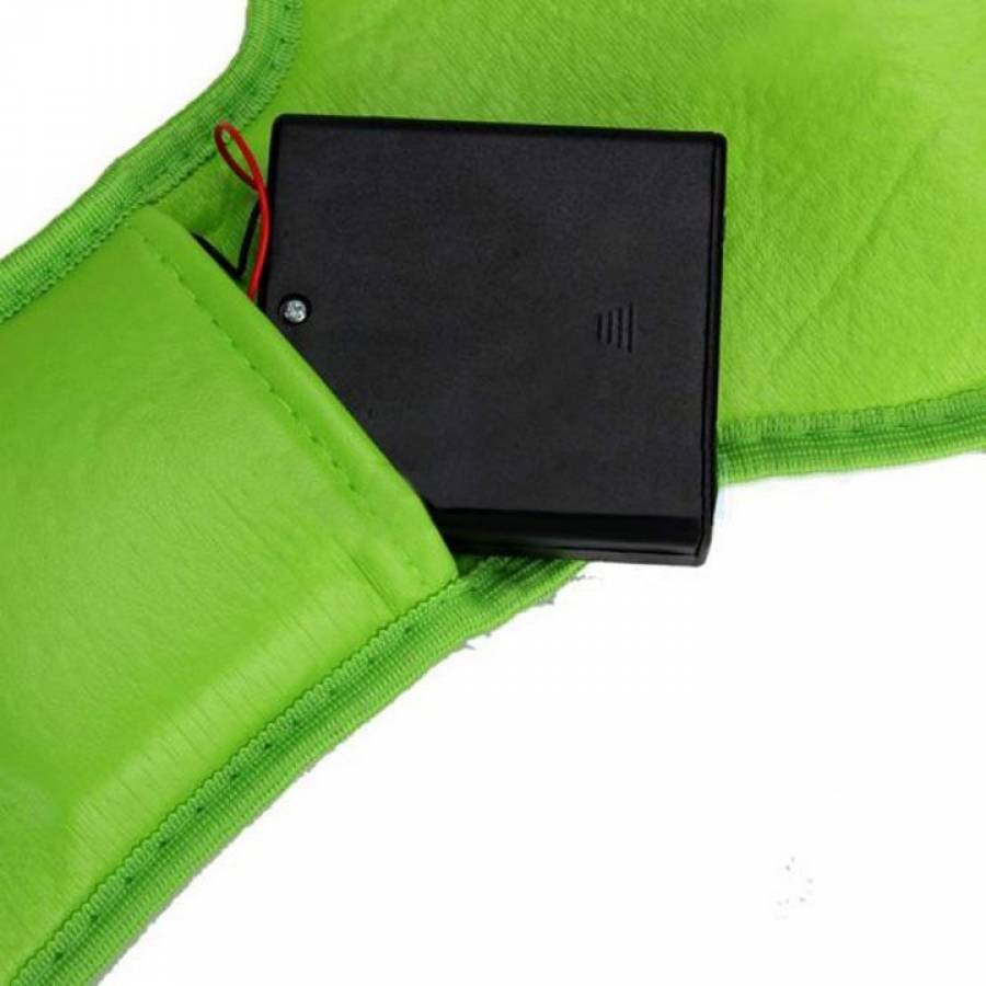 Centura de Masaj, KlaussTech, Pentru Picioare, Functionare cu Baterii, Verde