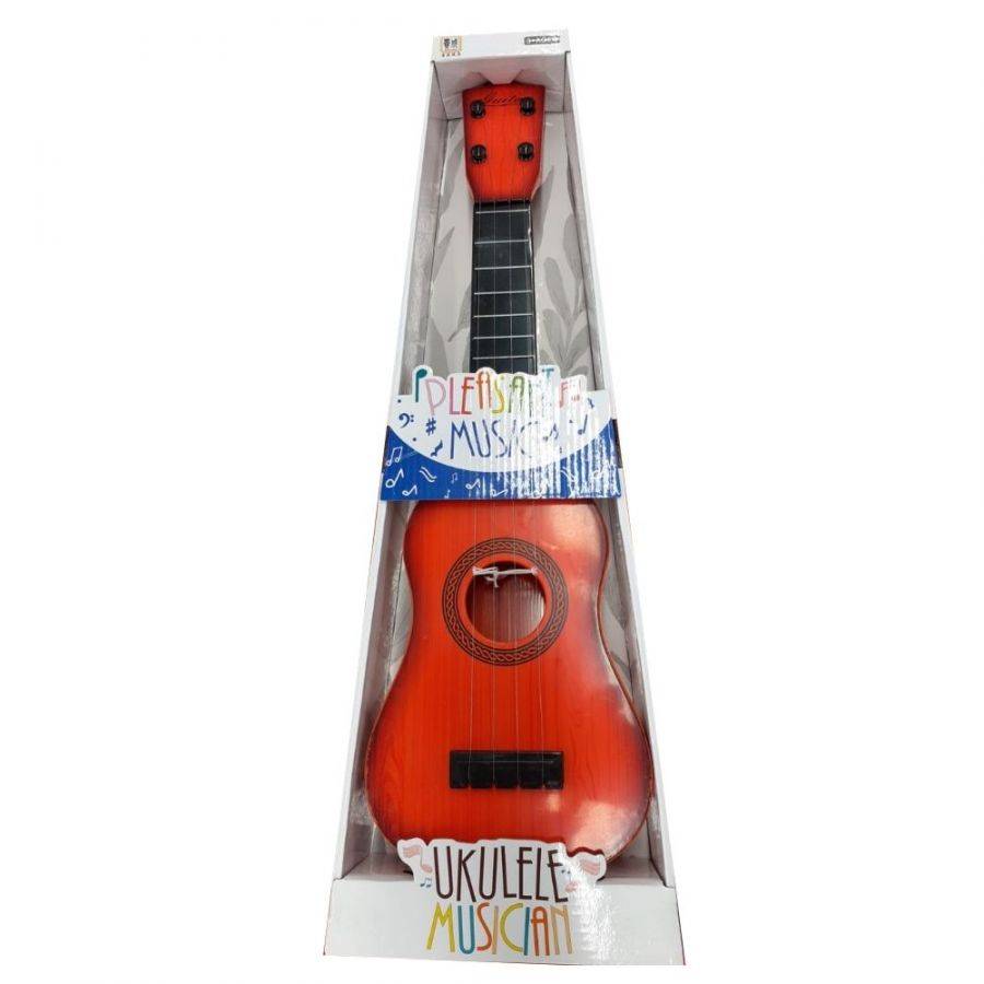 Chitara, KlaussTech, Destinata pentru Copii, 4 Corzi, Lemn