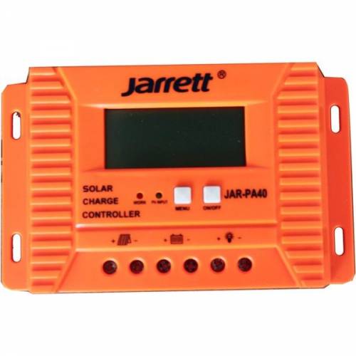 Controler pentru Panou Solar, 20A, Afisaj, Buton ON/OFF, Portocaliu