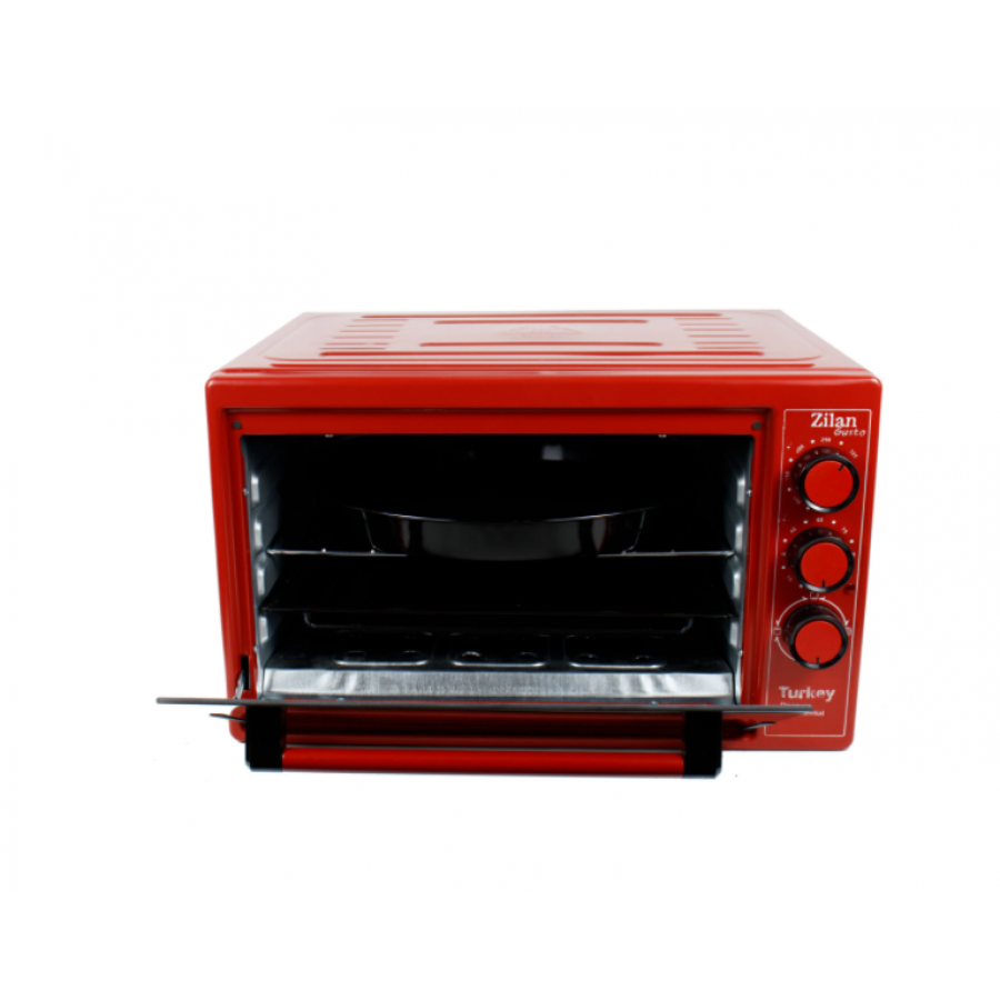 Cuptor Electric, Metal, Putere 1800W, Capacitate 40L, 220-240V, Cablu Alimentare 1m, Rosu