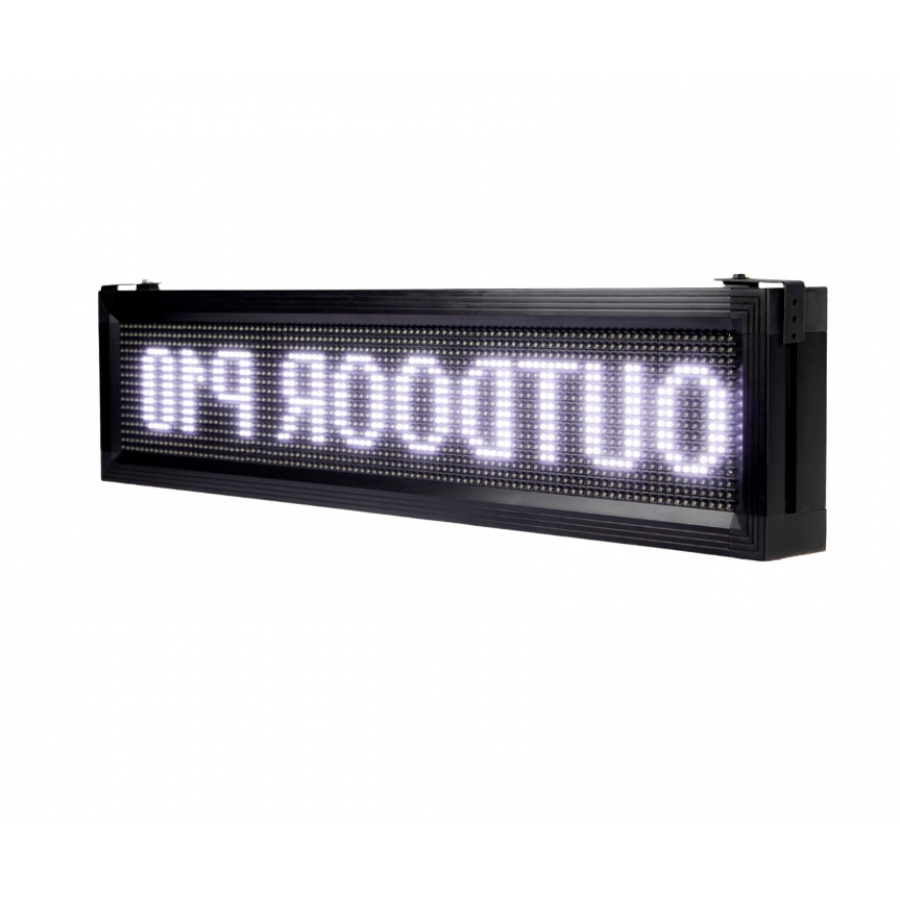 Reclama Luminoasa, KlaussTech, Lumina LED, Dimensiune 400x40 cm, Alb