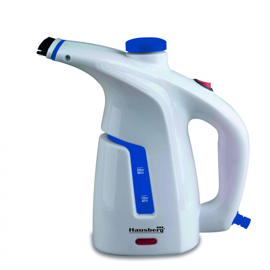 Fier de Calcat Vertical, Putere 1100W, Accesorii Incluse, Rezervor Apa 200ml, Alb/Albastru