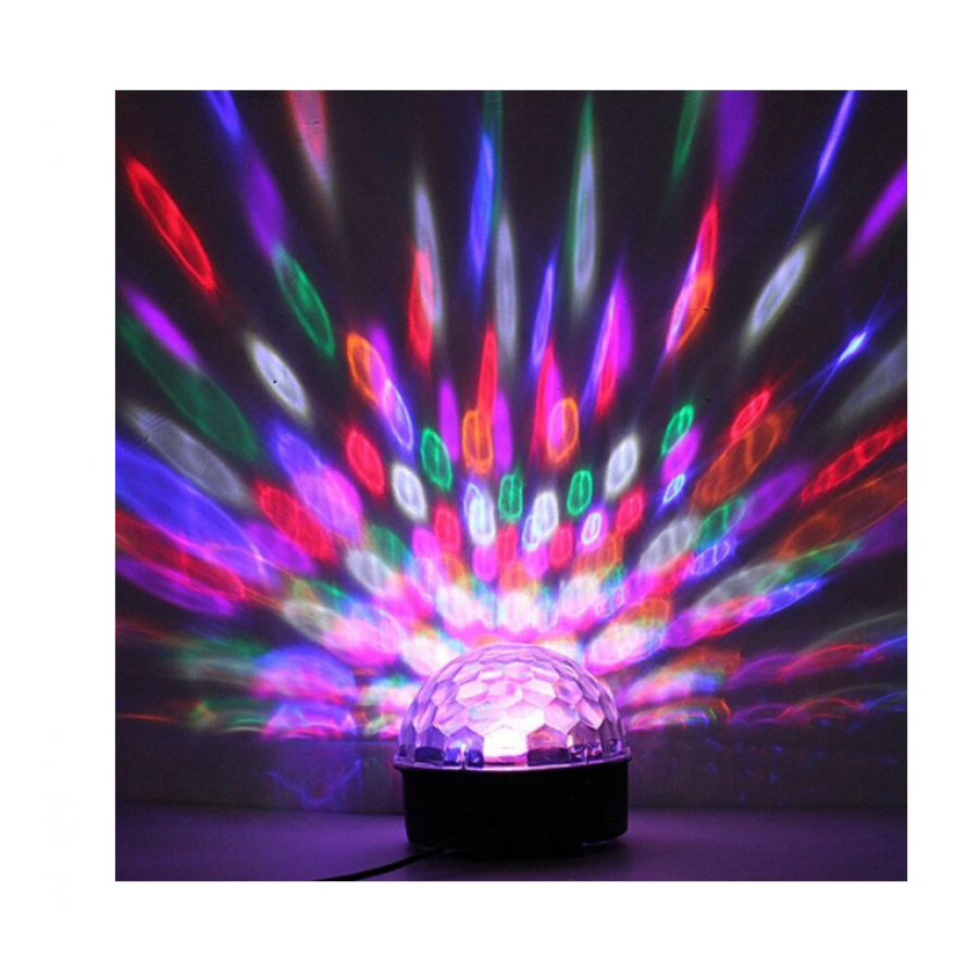 Glob Disco, Klausstech, Led, Joc De Lumini, Destinat Petrecerilor, Stick USB, Telecomanda, Negru