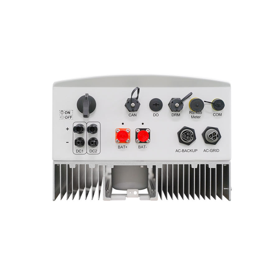 Invertor Fotovoltaic, Hibrid, 6 kW, 27.2 A / 26.1 A, Display, Alb