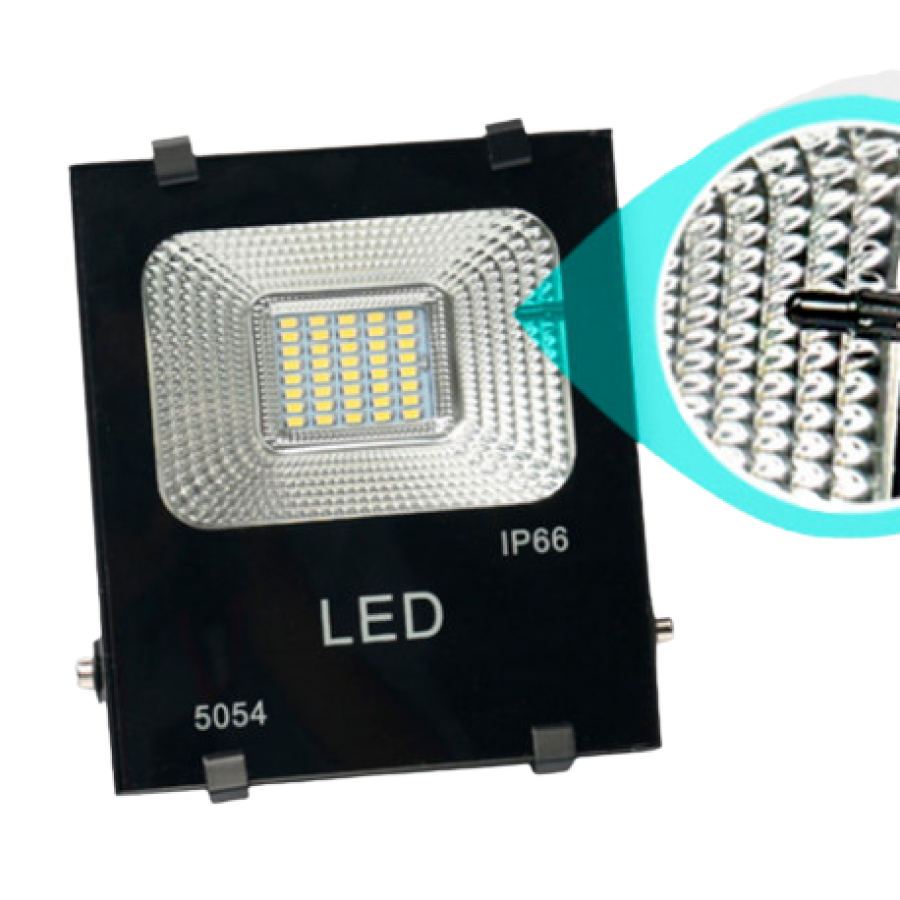 Proiector Solar KlaussTech, Putere 40W, Panou Solar Inclus, Usor de Instalat, Modern, Usor de Folosit, 4000 Lumeni, Negru