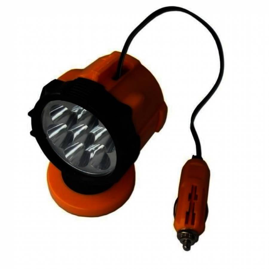 Lampa de Lucru, Cu Magnet, Alimentare la 12V, LED, Galbena