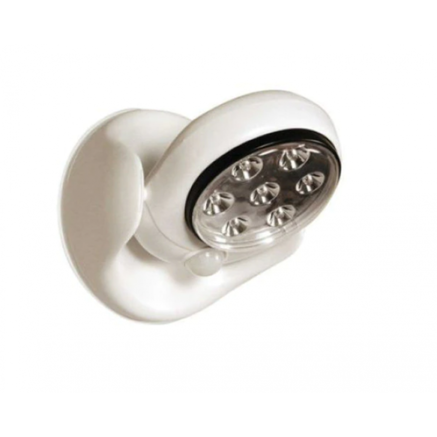 Lampa LED, KlaussTech, Senzor de Miscare, Reglabila, Alb