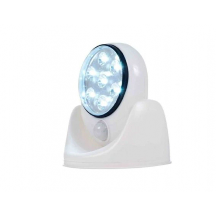 Lampa LED, KlaussTech, Senzor de Miscare, Reglabila, Alb