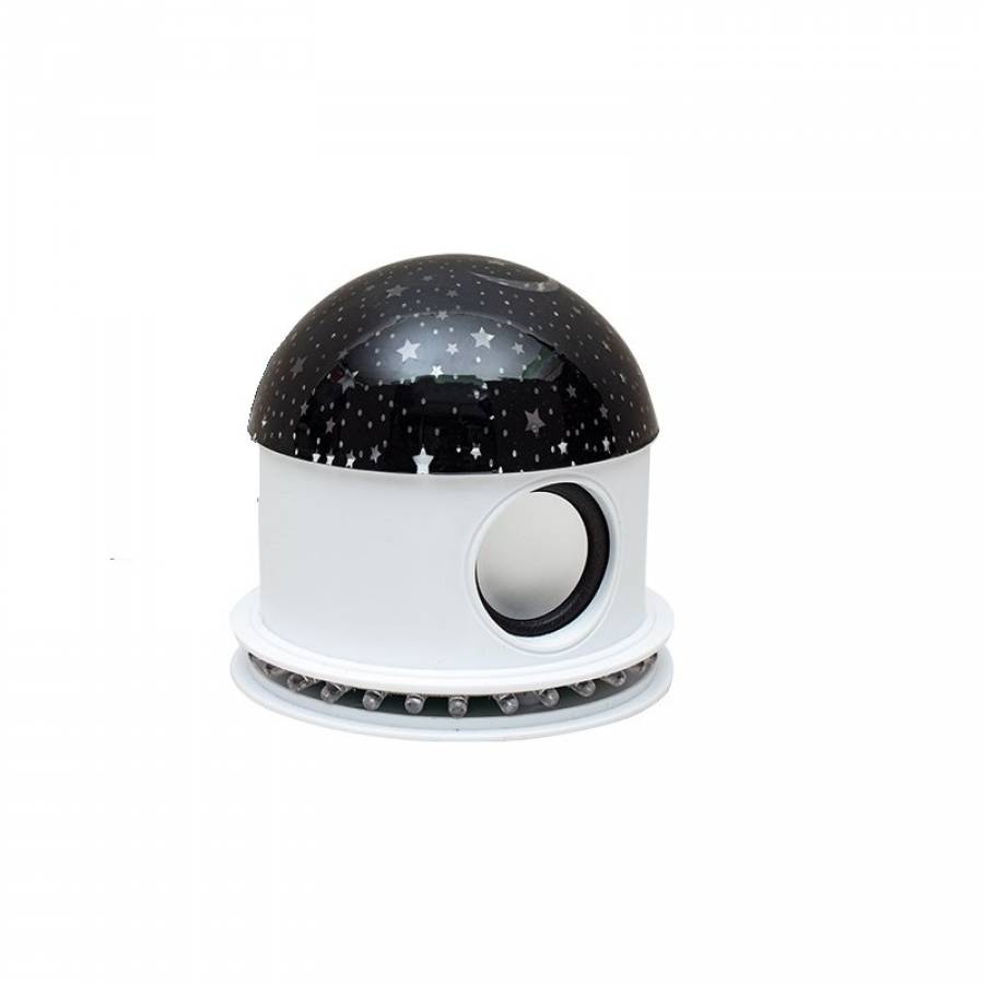 Lampa de Veghe KlaussTech, Bluetooth, Proiectii Stelare, Diverse Lumini, Telecomanda, Alb