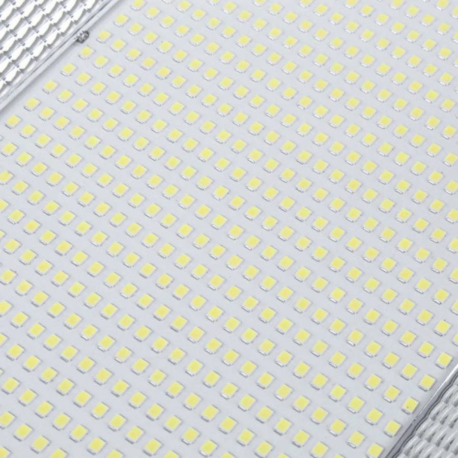 Lampa Solara Stradala, KlaussTech, Senzor de Lumina, Putere 500W, Telecomanda, Negru