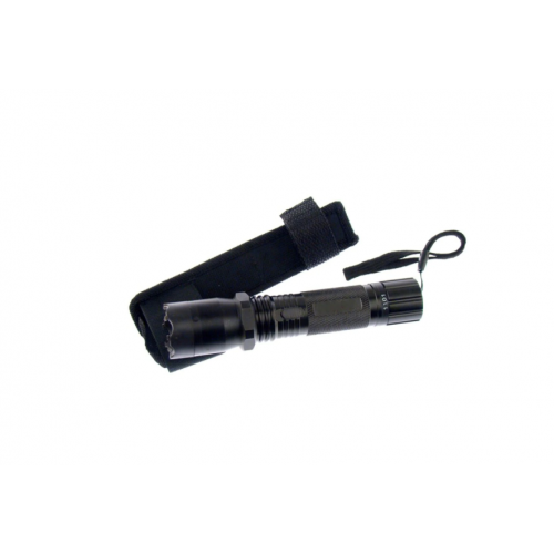 Lanterna cu Electrosoc KlaussTech, 8000 kW, Accesorii Incluse, Material Rezistent, Zgomot Ridicat, Negru