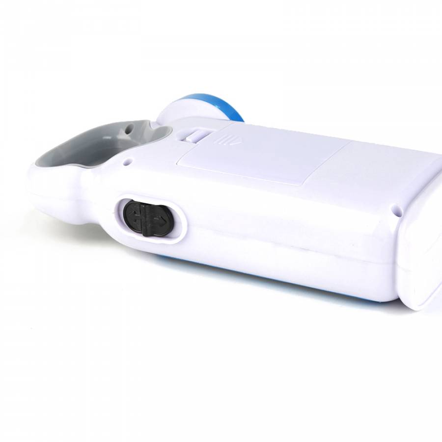 Lanterna Portabila, KlaussTech, Iluminare Frontala si Laterala, Functionare cu Baterii, Alb/Albastru