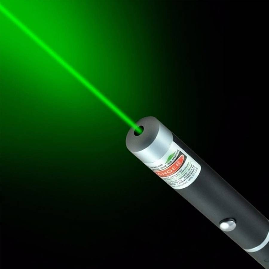 Laser LED, KlaussTech, Lumina Verde, Distanta 10km, Lumina Puternica, Negru