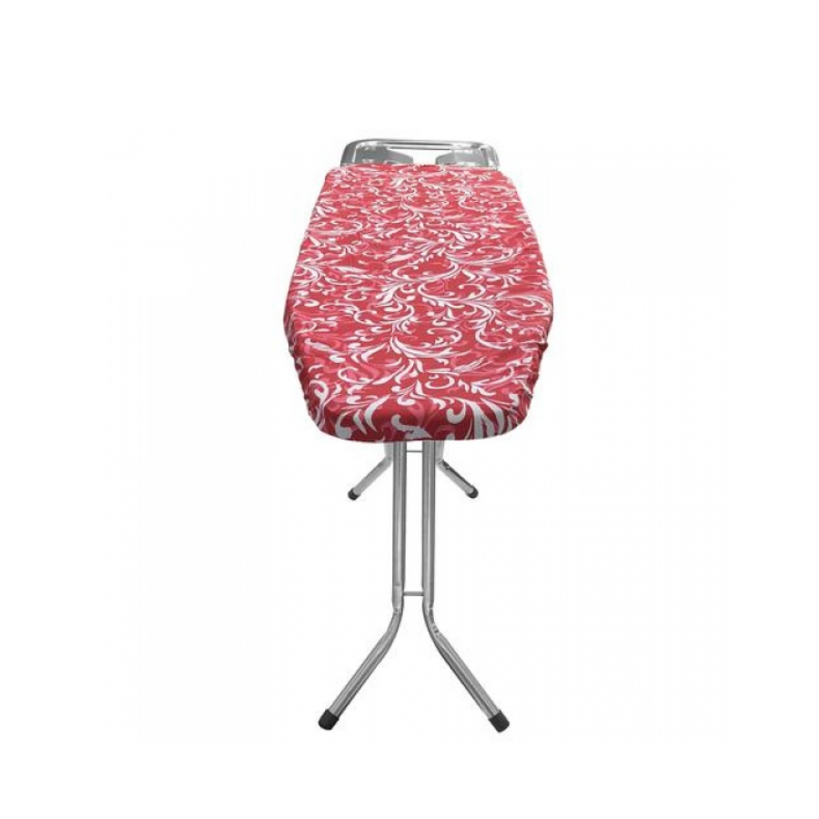 Masa de Calcat KlaussTech, Dimensiune 112x37 cm, Husa Rezistenta, Suport Metalic, Roz