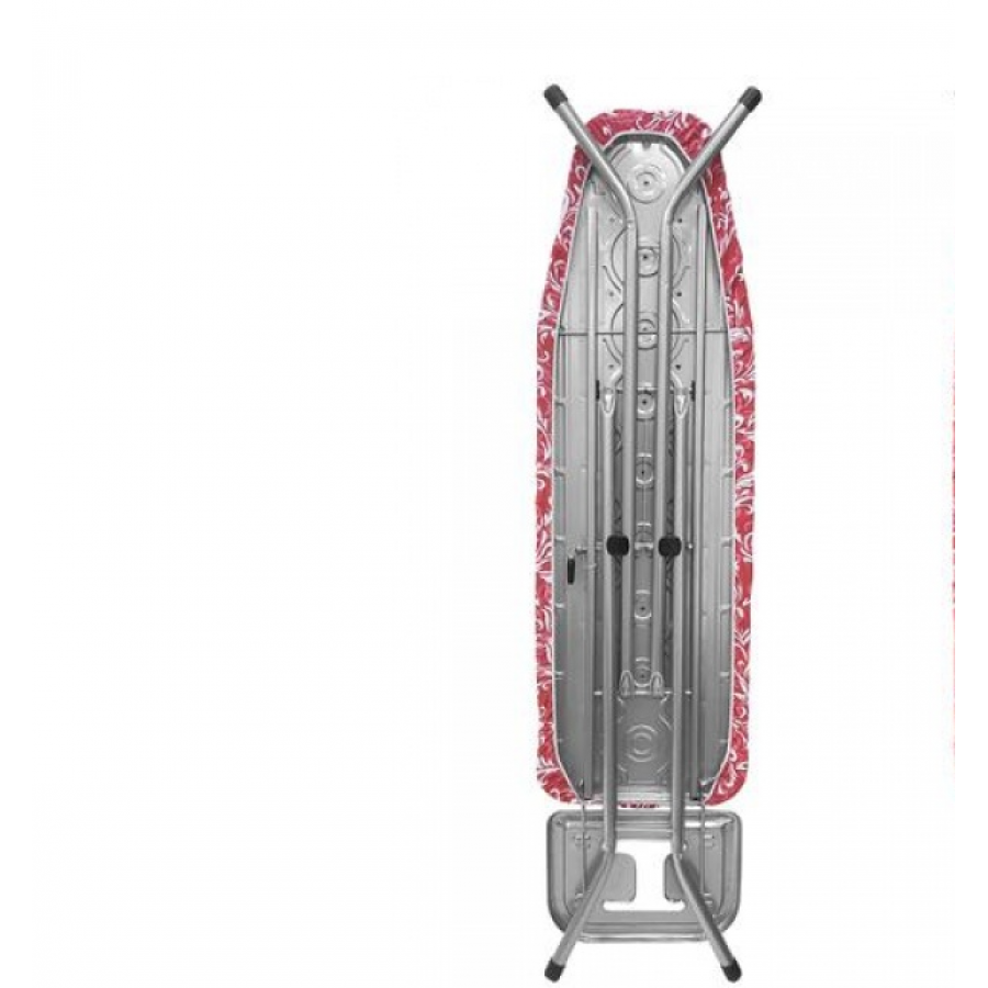 Masa de Calcat KlaussTech, Dimensiune 112x37 cm, Husa Rezistenta, Suport Metalic, Roz