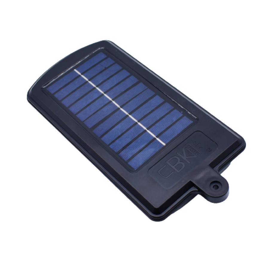 Lampa Solara Stradala KlaussTech, Senzor de Proximitate, Incarcare Solara, Control prin Telecomanda, 6 Zone de Iluminat, Negru