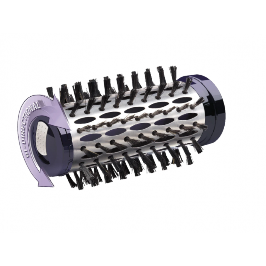 Perie Rotativa, Putere 800W, 2 Trepte de Temperatura, 2 Trepte de Viteza, Accesorii Incluse, Mov/Alb
