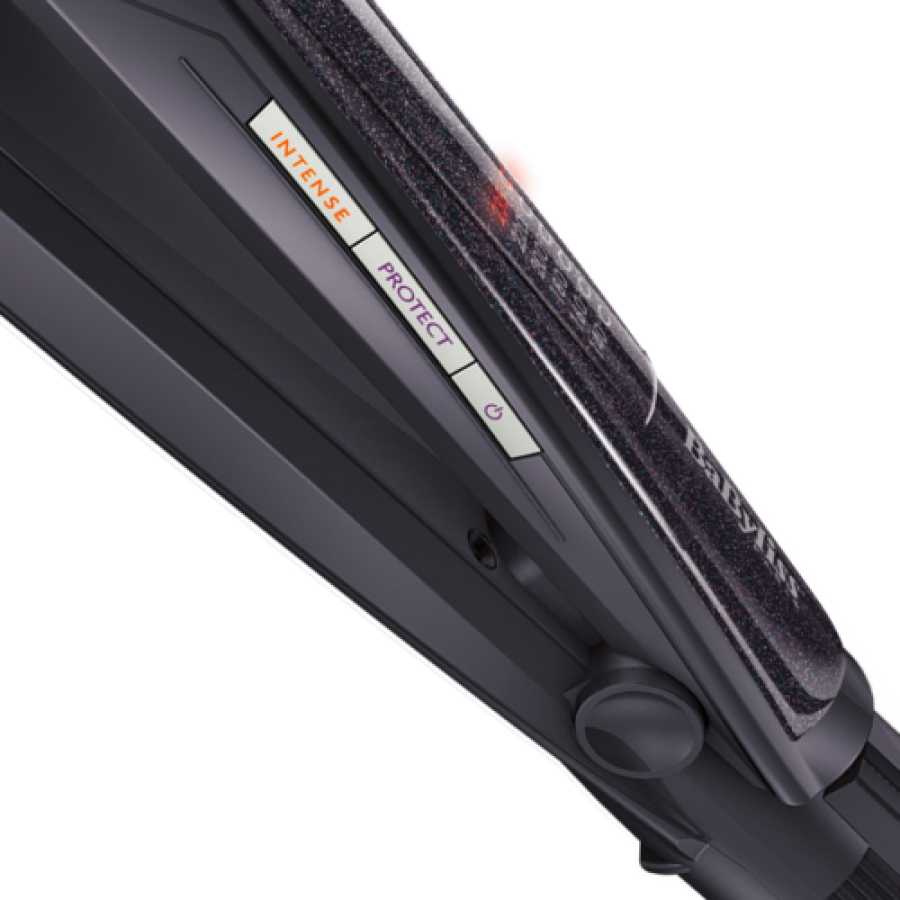 Placa de Par, Temperatura Maxima 235 grade, Afisaj, Maner Ergonomic, Negru