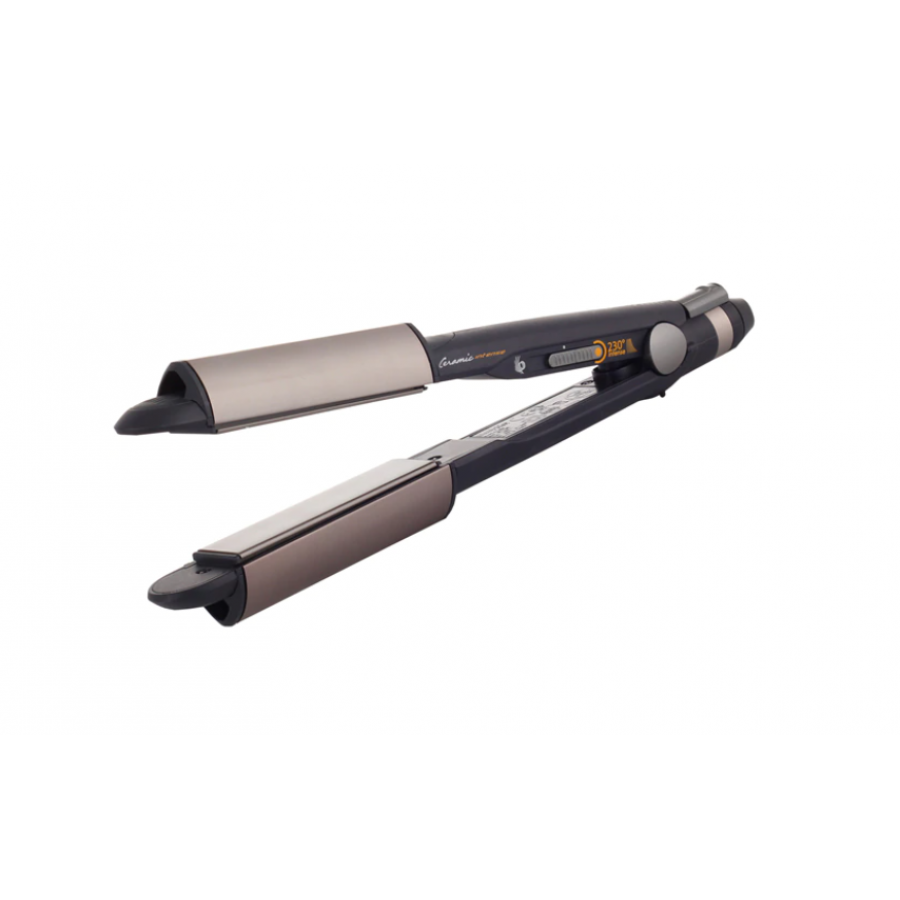 Placa de Par, Temperatura Maxima 230 grade, Incalzire Rapida, Sistem de Blocare, Negru