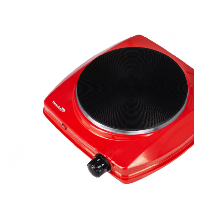 Plita Electrica Portabila, Putere 1500 W, 1 Ochi Pentru Gatit, Rosu