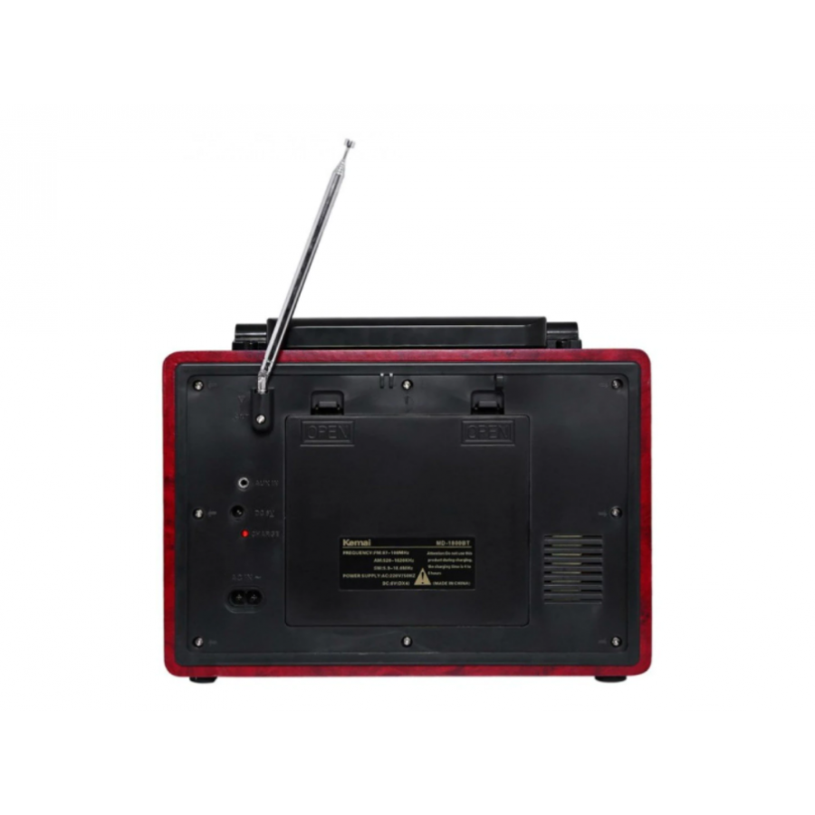 Radio Portabil, Putere 6W, FM/AM/SW1-2, Antena Retractabila, MP3 Player,  AUX, USB, SD, microSD, Retro