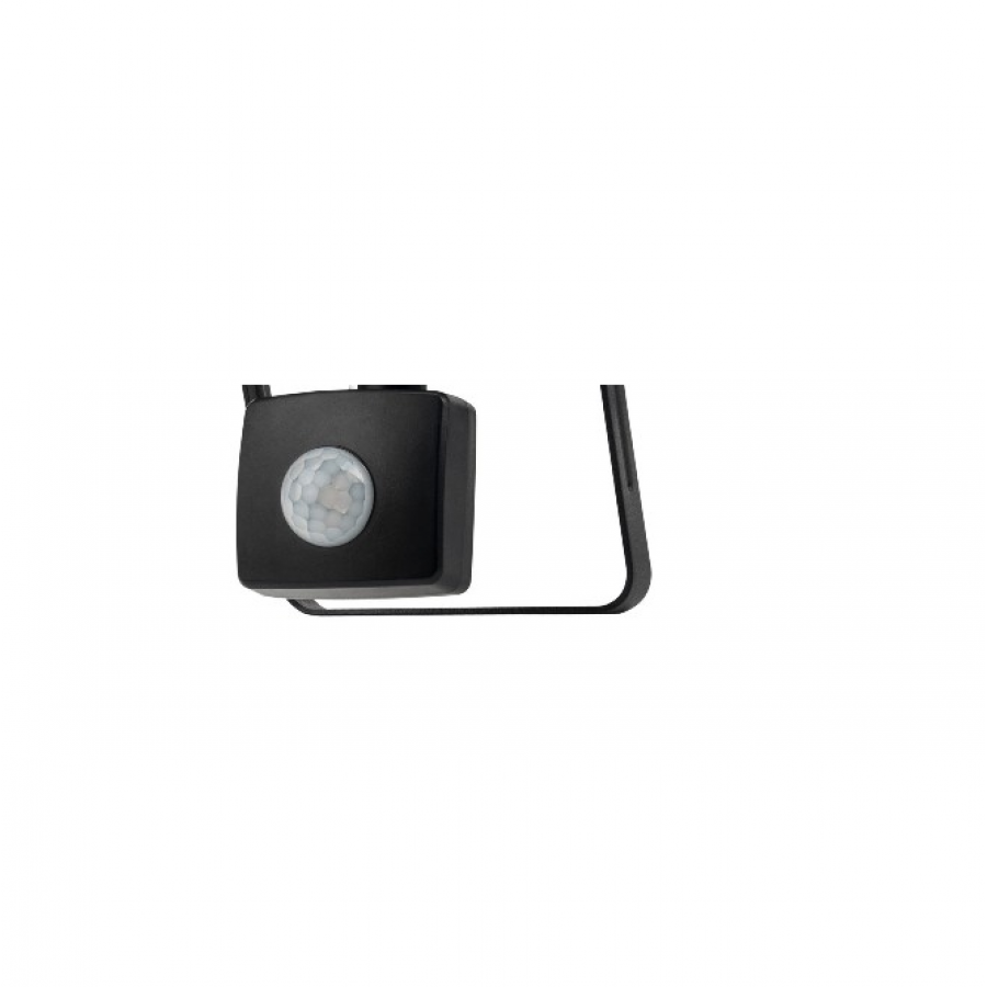 Reflector cu Senzor de Miscare, IP65, Putere de 20W, Lumina Alba, Usor, Negru
