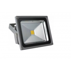 Reflector LED, Putere 20W, Lumina Rece, 30 LED-uri, Rezistent, IP65, Gri