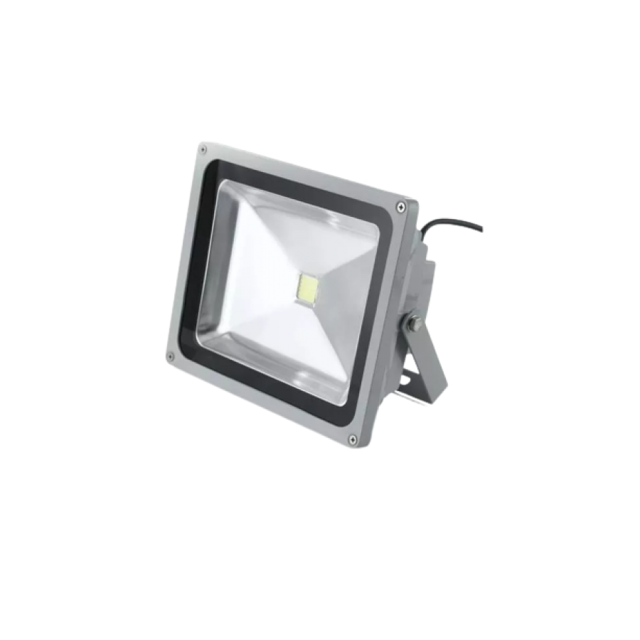 Reflector LED, Putere 20W, Lumina Rece, 30 LED-uri, Rezistent, IP65, Gri