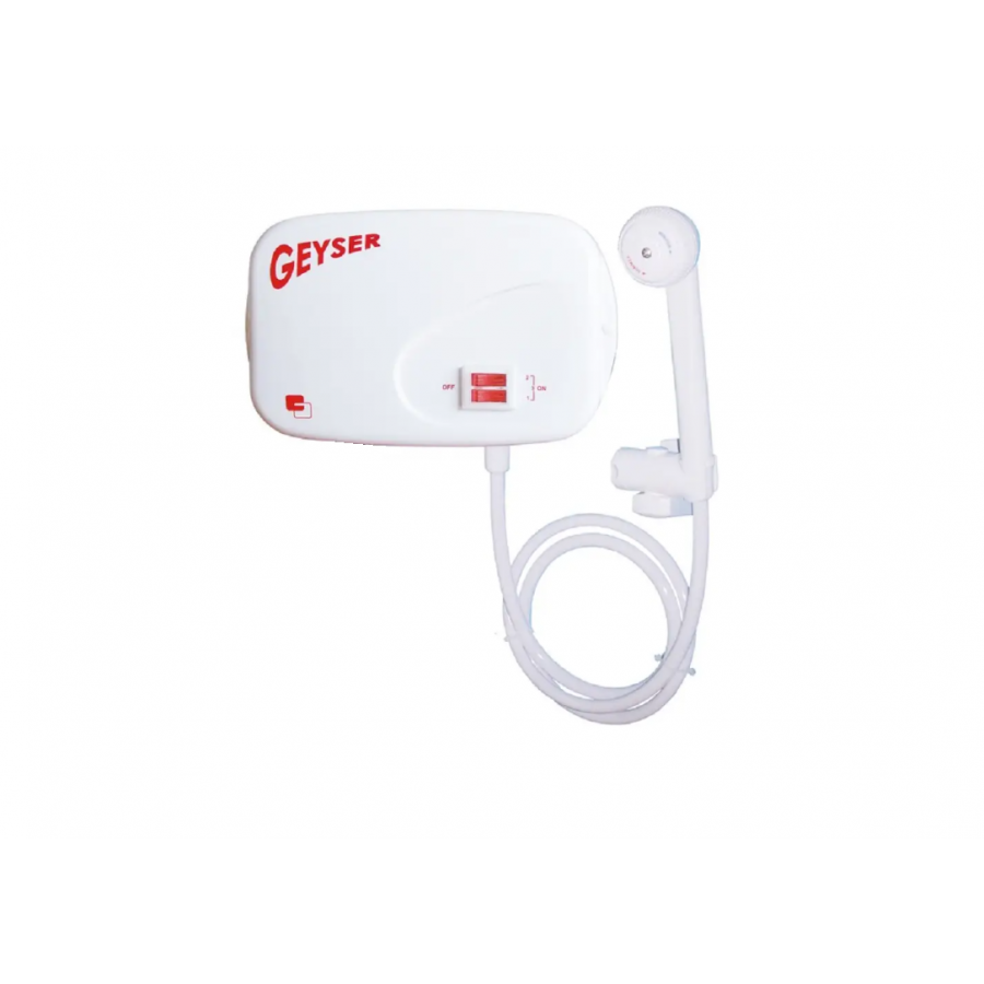 Incalzitor Instant Electric, Putere 5000W, Temperatura Maxima 64 °C, Indicator LED, Alb