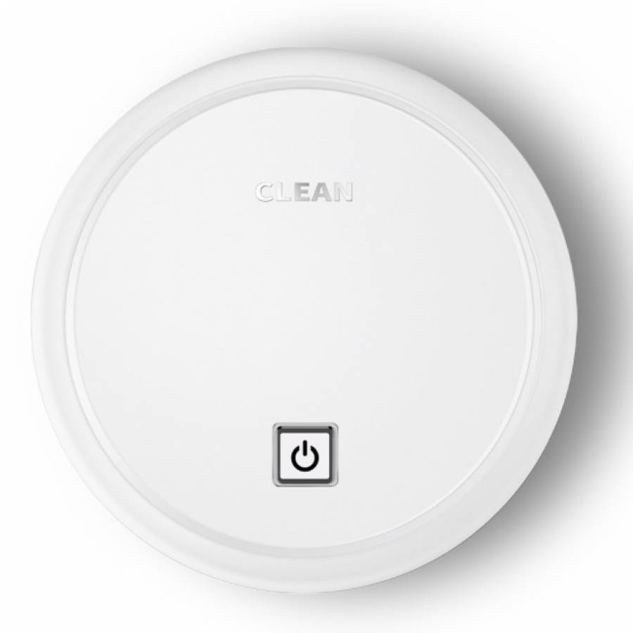 Aspirator Robot KlaussTech, Capacitate Sac Praf 1L, Functionare 90 de min, Alb