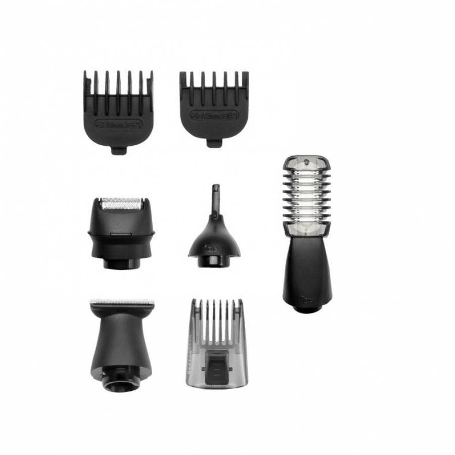 Set de Tuns 9 in 1, Indicator Luminos, Functie Ascutire Automata, Accesorii Incluse, Negru/Alb