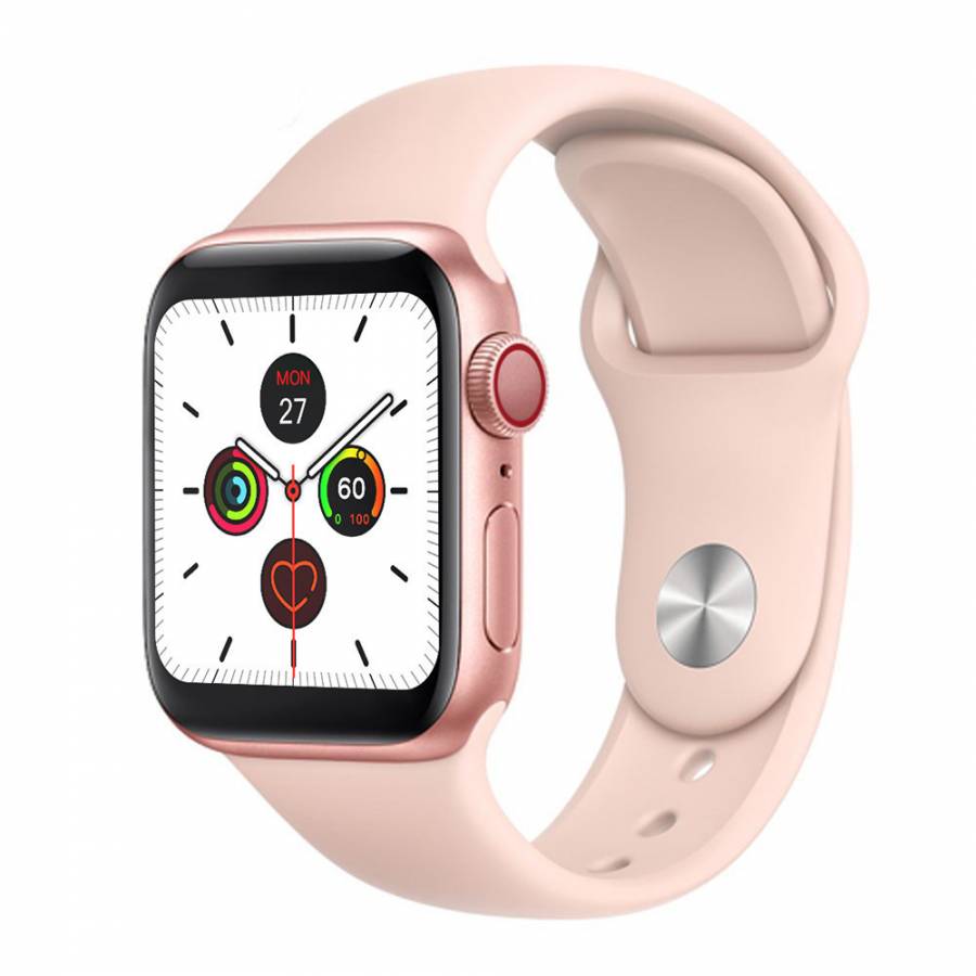 Smartwatch, Sport, Casual, Functii de Masurare a Starii de Sanatate, Masoara Activitatea Toata Ziua, Conectare la Mobil, Rose Gold