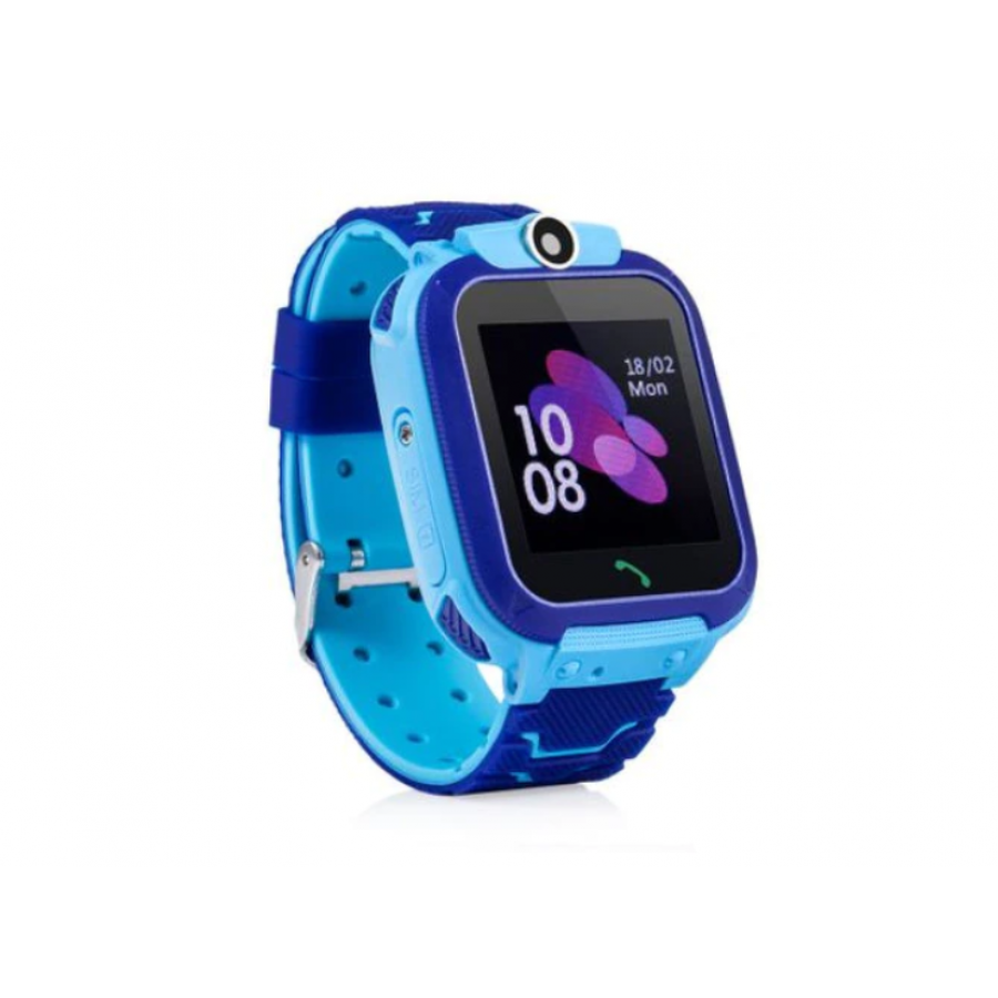 Smartwatch, KlaussTech, Pentru Copii, Waterproof, Android, iOS, Albastru